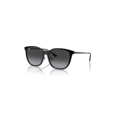 Ray Ban Sunglasses Unisex Rb4333d - Black Frame Grey Lenses 55-17