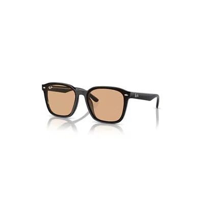 Ray Ban Rb4392d Sonnenbrillen Schwarz Fassung Braun Glas 66-17