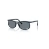 Ray Ban Rb4452ch Chromance Liteforce Sonnenbrillen Sand Dunkelblau Fassung Blau Glas Polarisiert 56-20 In Sand Dunkelblau