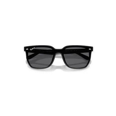 Ray Ban Rb4466d Sunglasses Matte Black Frame Grey Lenses Polarized 01-47