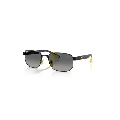Ray Ban Rb8329m Scuderia Ferarri Collection Sonnenbrillen Matt Schwarz Fassung Grau Glas 59-19