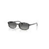 Ray Ban Sunglasses Unisex Sam - Grey Havana Frame Grey Lenses 56-19 In Gray