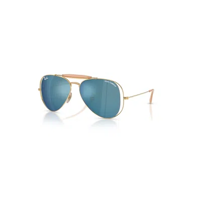 Ray Ban The Outdoorsman By Dolce&gabbana Sonnenbrillen Arista Gold Fassung Blau Glas 58-14