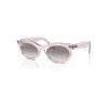 Ray Ban Wayfarer Sonnenbrille Mit Ovalem Gestell In Lila Wellen Selbsttönend
