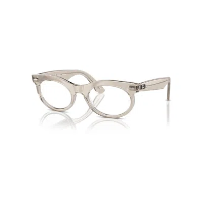 Ray Ban Wayfarer Oval Change Transitions® Sonnenbrillen Graue Wellen Selbsttönend Fassung Klar Glas 53-22