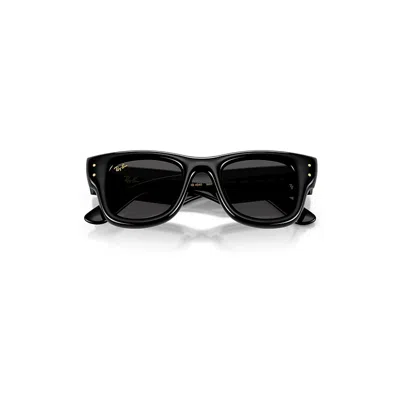 Ray Ban Wayfarer Puffer Sunglasses Black Frame Black Lenses 47-23