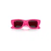 Ray Ban Rayban Rb4940 Wayfarer Puffer By Asap Rocky 683287 Lucido Fucsia Sunglasses