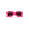 Ray Ban Wayfarer Puffer Crystal Edition Sunglasses Pink & Strass Frame Black Lenses 47-23
