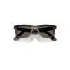 Ray Ban Wayfarer Street Neat Sunglasses Black On Havana Frame Green Lenses Polarized 50-22