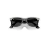 Ray Ban Wayfarer Street Neat Sunglasses Grey On Black Frame Black Lenses Polarized 50-22