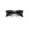 Ray Ban Wayfarer Street Neat Sunglasses Havana On Black Frame Blue Lenses 50-22