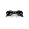 Ray Ban Wayfarer Street Neat Sunglasses White On Black Frame Green Lenses 50-22