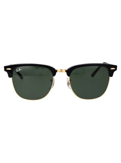 Ray Ban Ray-ban Sunglasses In W0365 Black On Gold