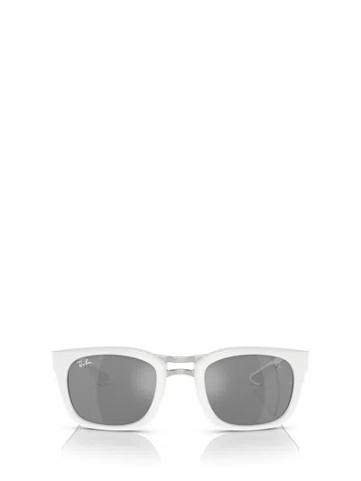 Ray Ban Ray-ban Womens White Rb8362m Square-frame Acetate Sunglasses