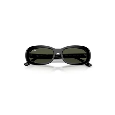 Ray Ban Rb2221 Sunglasses Black Frame Green Lenses 53-18
