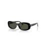 Ray Ban Sunglasses Woman Rb2221 - Black Frame Green Lenses 56-18 In Black