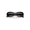 Ray Ban Rb2221 Sunglasses Black Frame Grey Lenses Polarized 56-18 In Black