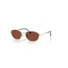 Ray Ban Sunglasses Woman Rb3749 - Arista Gold Frame Red Lenses 55-18 In Gold