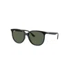 Ray Ban Sunglasses Female Rb4378 - Black Frame Green Lenses 54-16 In Black