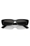 Ray Ban Teru 54mm Rectangle Sunglasses In Black