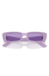 Ray Ban Teru 54mm Rectangle Sunglasses In Violet