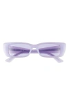 Ray Ban Teru 54mm Rectangle Sunglasses In Violet