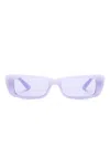 Ray Ban Teru Bio-based Rectangle-frame Sunglasses In Purple