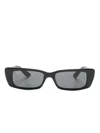 Ray Ban Teru Rectangle-frame Sunglasses In Black