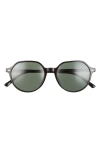 Ray Ban Ray-ban Thalia 53mm Geometric Sunglasses In Black