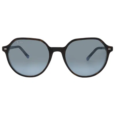 Ray Ban Thalia Blue Gradient Square Unisex Sunglasses Rb2195 13163m 53 In Black