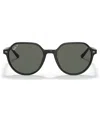 Ray Ban Ray-ban Thalia Rb2195 Sunglasses In Black,polar Green