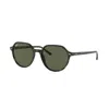 Ray Ban Thalia Sunglasses Black Frame Green Lenses 53-18 In Havana