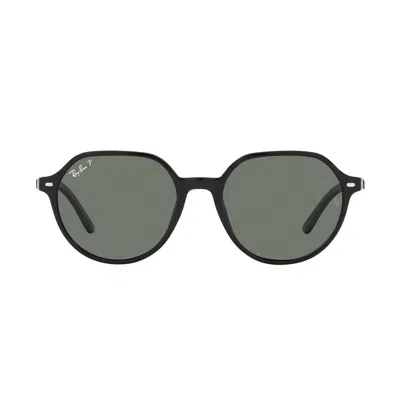 Ray Ban Thalia Round Frame Sunglasses In 901/58