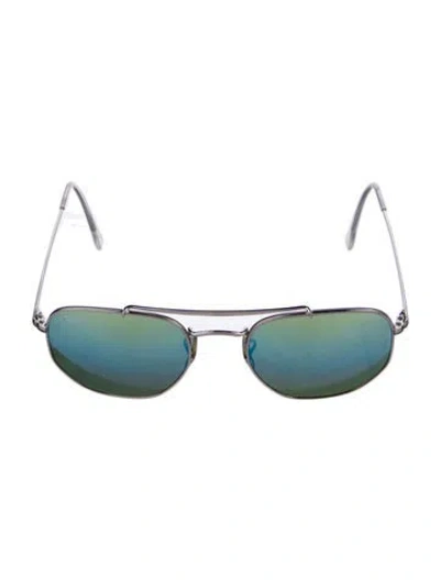Pre-owned Ray Ban The Marshal Aviator Sunglasses