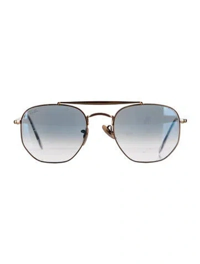 Pre-owned Ray Ban The Marshal Aviator Sunglasses In Multi