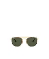 Ray Ban Ray-ban 52mm Irregular Aviator Sunglasses In Green