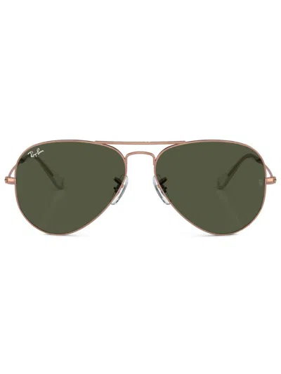 Ray Ban Tinted-lenses Aviator-frame Sunglasses In Rosa