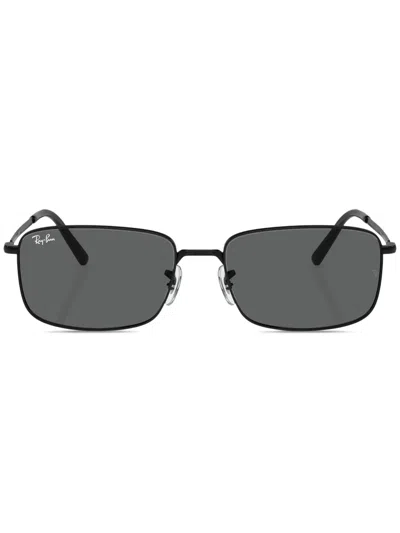 Ray Ban Tinted-lenses Square-frame Sunglasses In Schwarz