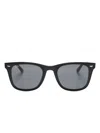 Ray Ban Tinted Square-frame Sunglasses In Black