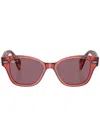 Ray Ban Tortoiseshell-effect Square-frame Sunglasses In Rosa