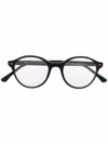 Ray Ban Tortoiseshell-frame Glasses In Black
