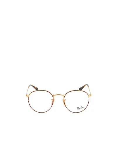 Ray Ban Tortoiseshell Glasses In White