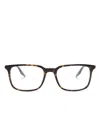 Ray Ban Tortoiseshell Square-frame Glasses In Brown