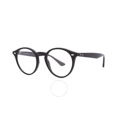 Ray Ban Transitions Clear/blue Round Unisex Sunglasses Rb2180 601/mf 49 In Black