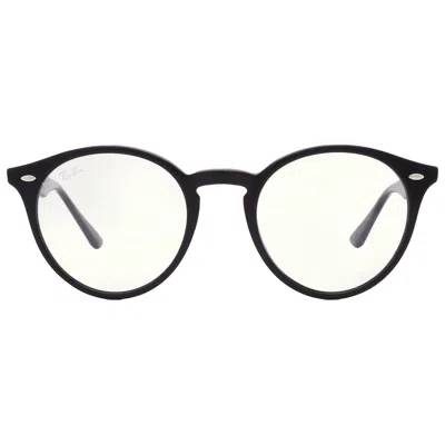 Ray Ban Transitions Clear/blue Round Unisex Sunglasses Rb2180 601/mf 51 In Black