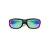 Ray Ban Ultra Wrap 003 Next Generation Collection Sunglasses Black Frame Grey Lenses 86-20 In Black