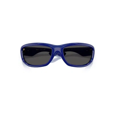 Ray Ban Ultra Wrap 003 Next Generation Collection Sunglasses Blue Frame Black Lenses 86-20