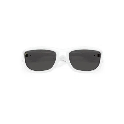Ray Ban Ultra Wrap 003 Next Generation Collection Sunglasses White Frame Black Lenses 86-20