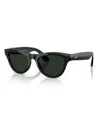 Ray Ban Unisex Ai Meta Gen2 Skyler Transition Sunglasses, Rw4014 In Black