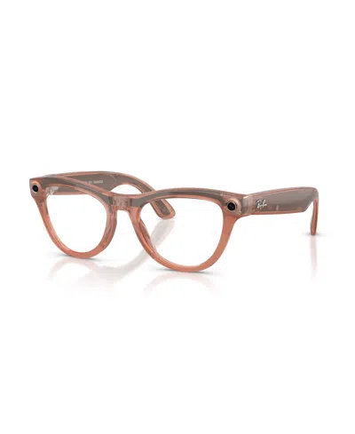 Ray Ban Unisex Ai Meta Gen2 Skyler Transition Sunglasses, Rw4014 In Multi
